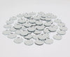 0.5 inch Small Tiny Round Craft Mirrors Bulk 50 Pieces Mirror Mosaic Tiles
