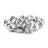 0.75 Inch 20mm Silver Craft Jingle Bells Bulk 120 Pieces - artcovecrafts.com