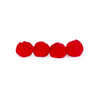 2 Inch Red Craft Pom Poms 25 Pieces - artcovecrafts.com