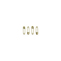 Gold Small Safety Pins Size 00 - 0.75 Inch 144 Pieces Premium Quality - artcovecrafts.com