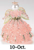 October Birthstone Angel Christmas Ornament Kit - artcovecrafts.com