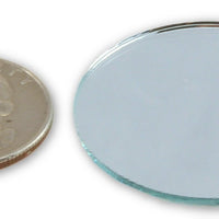 1.5 inch Small Mini Round Craft Mirrors Bulk Wholesale 100 Pieces Mirror Mosaic Tiles - artcovecrafts.com