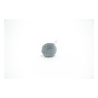 0.5 inch Grey Tiny Craft Pom Poms 100 Pieces - artcovecrafts.com