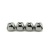 1 Inch 25mm Silver Craft Jingle Bells Charms 48 Pieces - artcovecrafts.com