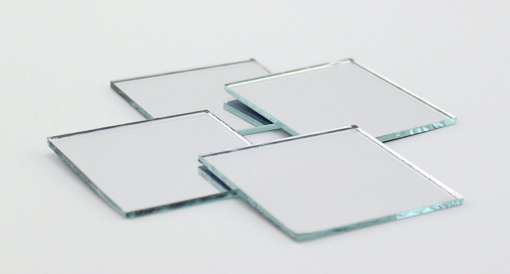 Small Mini Round Craft Mirrors Tile Bulk Assortment 1/2, 3/4 & 1 inch 100  Pcs