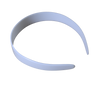 1 inch 25mm Wide White Plain Plastic Headbands Bulk 12 Pieces
