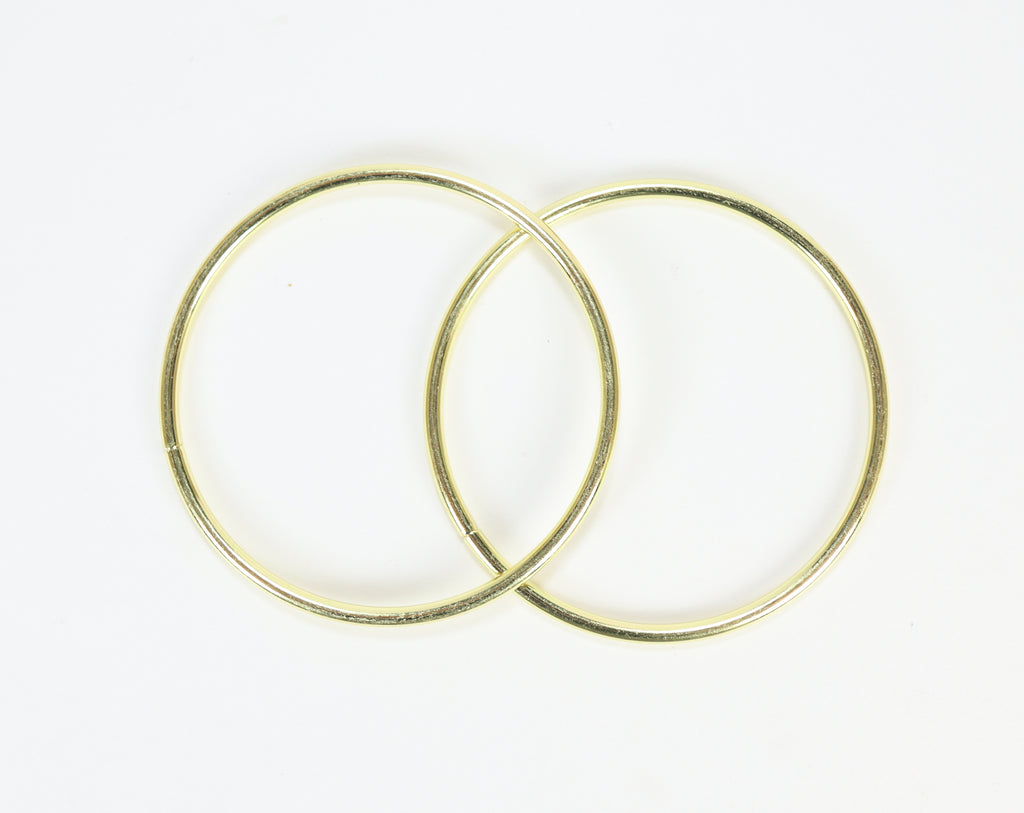 8 Inch Gold Metal Rings Hoops for Crafts Bulk Wholesale 8 Pieces 