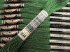 DMC 6 Strand Embroidery Floss Cotton Thread Bulk 904 Very Dk Parrot Green 8.7 Yards 12 Skeins