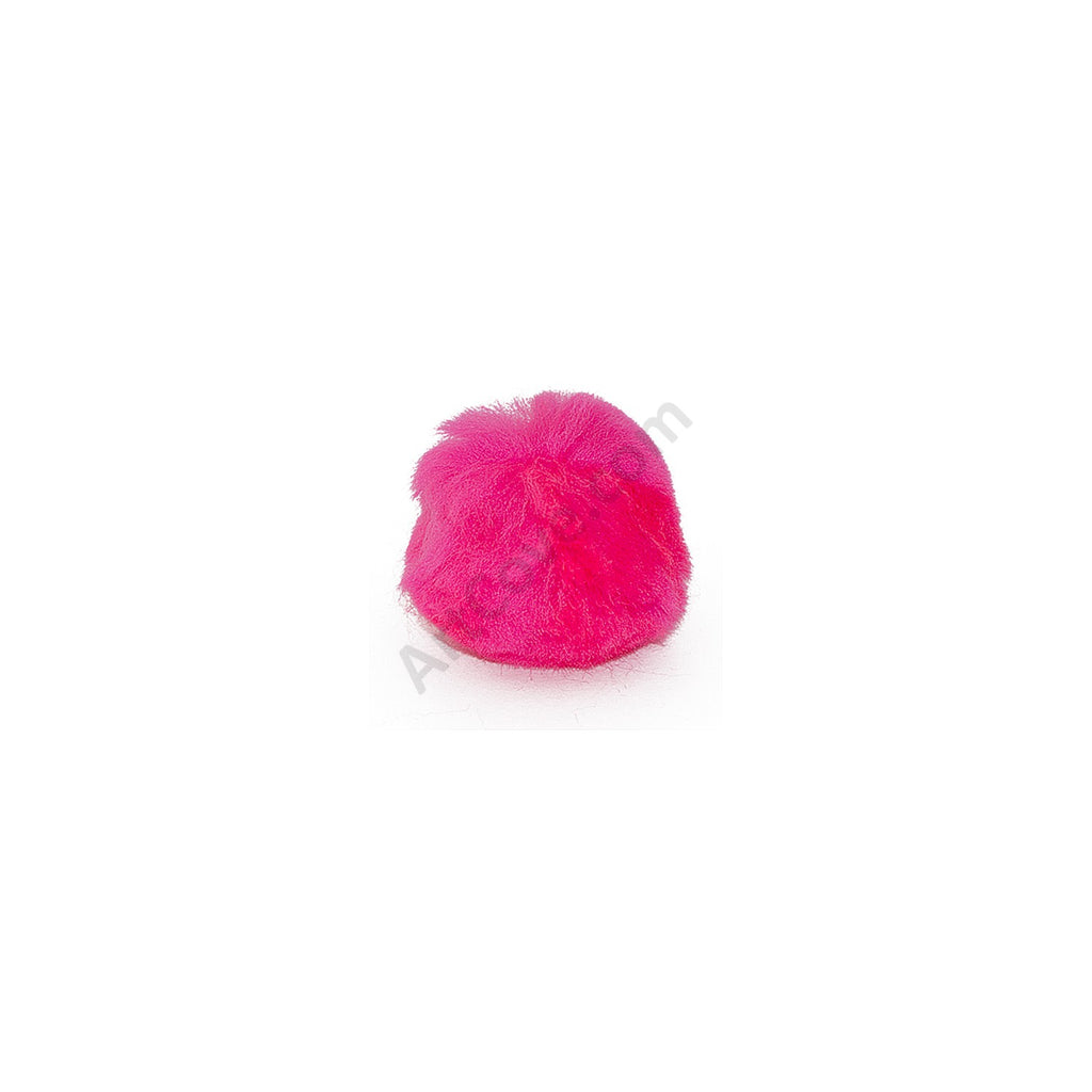 3/4 inch Neon Pink Small Craft Pom Poms 100 Pieces