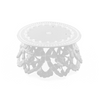 3.5 Inch White Plastic Ornament Base For Cake Topper Base & Favors 12 Pieces - artcovecrafts.com