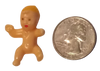 1.25 Inch Miniature Plastic Babies Bulk Black Skin 144 Pieces