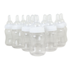 4.25 inch Fillable Plastic Mini Baby Bottles Bulk White Cap 24 Pieces Baby Shower Shower Favors
