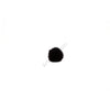 0.75 inch Black Mini Craft Pom Poms 100 Pieces - artcovecrafts.com