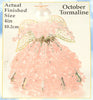 October Birthstone Angel Christmas Ornament Kit - artcovecrafts.com
