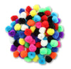 1 inch Multi Colored Pom Pom Beads 50 Pieces - artcovecrafts.com
