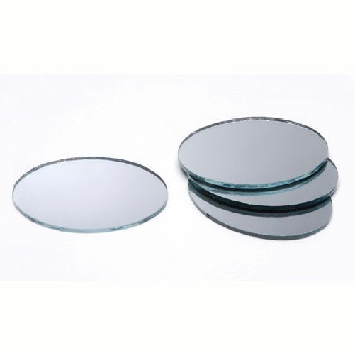 2 inch Glass Craft Small Square Mirrors 12 Pieces Mosaic Mirror Tiles
