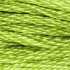 DMC 6 Strand Embroidery Floss Cotton Thread Bulk 907 Lt Parrot Green 8.7 Yards 12 Skeins