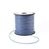 Clear Blue, White, Clear Purple Combination Plastic Craft Lace Lanyard Gimp String Bulk 100 Yard Roll