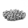 0.5 Inch 13mm Small Silver Craft Jingle Bells Charms 48 Pieces - artcovecrafts.com