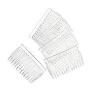 Clear Plastic Side Combs Bulk for Hair 144 pieces - artcovecrafts.com