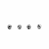 6mm 0.25 inch Tiny Miniature Silver Craft Jingle Bells Bulk Charms 100 Pieces - artcovecrafts.com