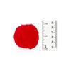 2 Inch Red Craft Pom Poms 25 Pieces - artcovecrafts.com
