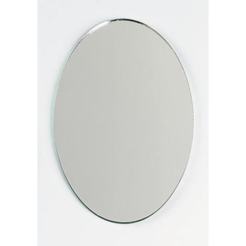 3 x 5 inch Small Oval Craft Mirrors 2 Pieces