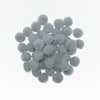 0.5 inch Grey Tiny Craft Pom Poms 100 Pieces - artcovecrafts.com