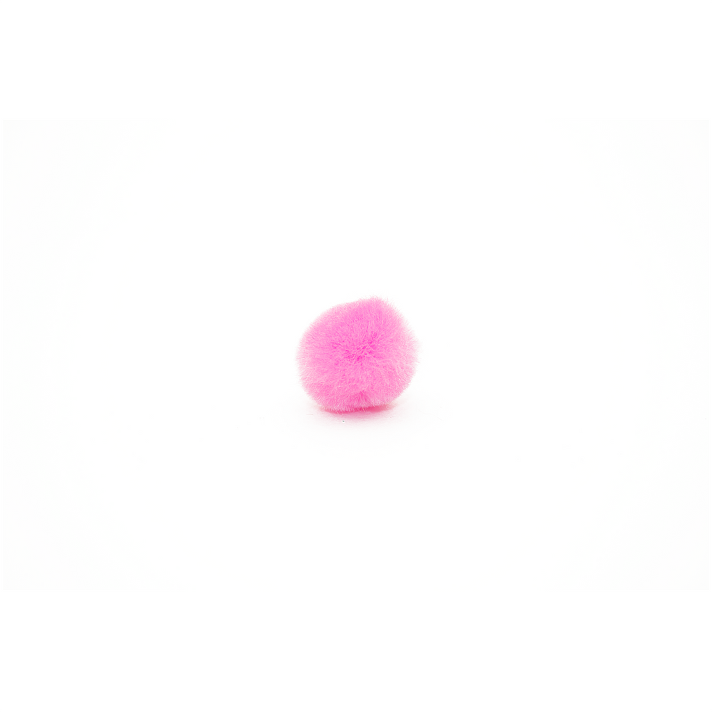 0.5 inch Pink Tiny Craft Pom Poms 100 Pieces