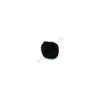 1 inch Black Small Craft Pom Poms 100 Pieces - artcovecrafts.com