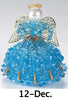 December Birthstone Angel Christmas Ornament Kit - artcovecrafts.com
