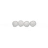 0.75 inch White Mini Craft Pom Poms 100 Pieces - artcovecrafts.com