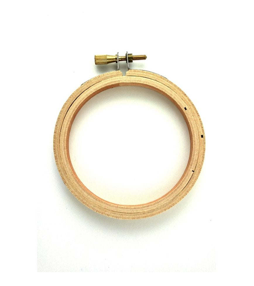 5 inch wooden embroidery hoop