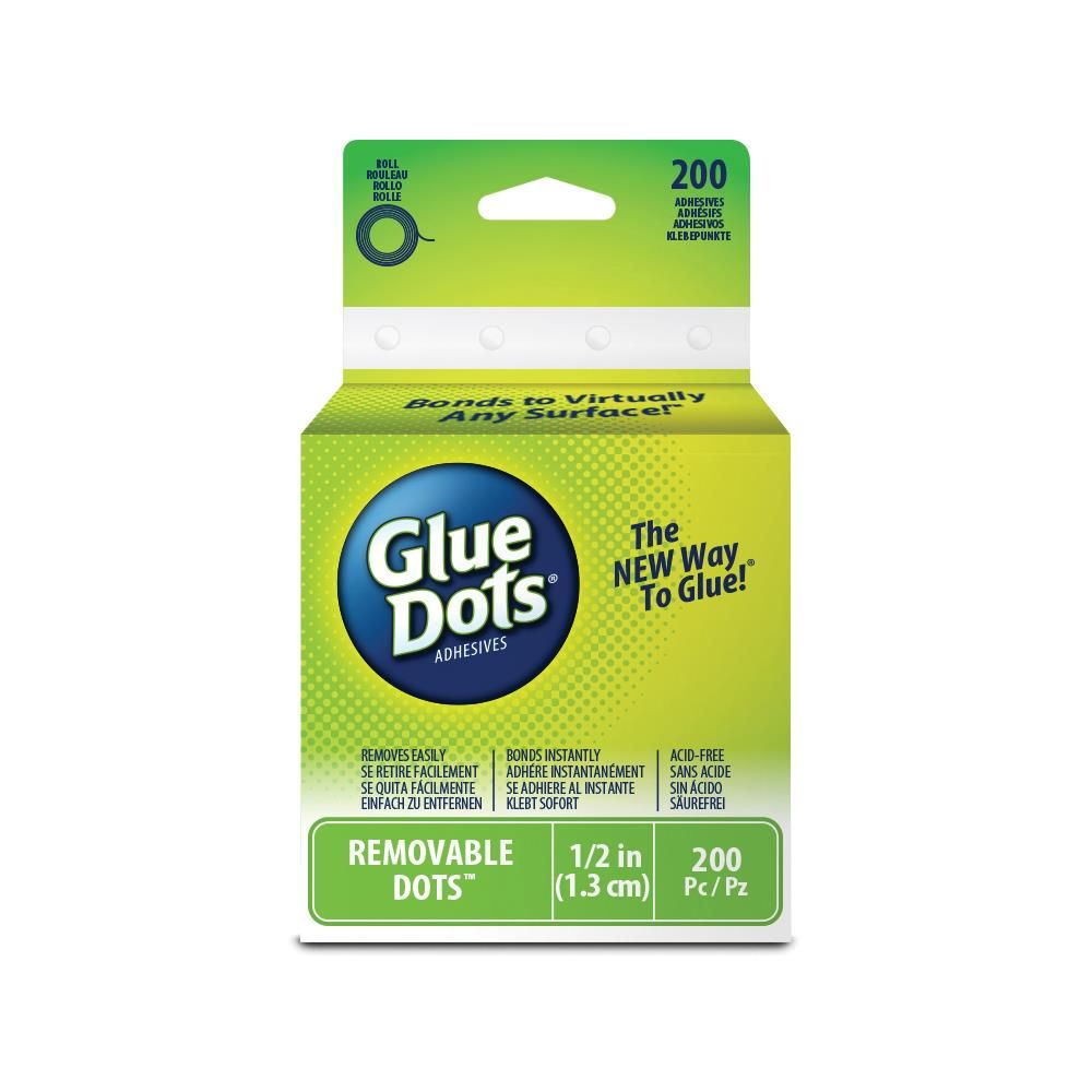 Glue Dots Clear Craft Adhesive Dots, 0.5 Inches, 200 Count, Size: 0200.000