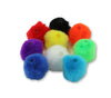 0.5 & 1 inch Multi Colored Pom Pom Beads 75 Pieces - artcovecrafts.com