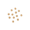 8mm Faceted Plastic Beads Transparent Champagne Bulk 1,000 Pieces - artcovecrafts.com