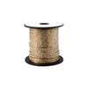 Gold Holographic Plastic Craft Lace Lanyard Gimp String Bulk 50 Yard Roll