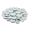 Small Mini Round Craft Mirrors Bulk Assortment 1/2, 3/4 & 1 inch 25 Pieces Mirror Mosaic Tiles - artcovecrafts.com