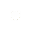 6 Inch Gold Metal Craft Ring 1 Piece - artcovecrafts.com