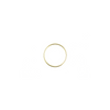 2 Inch Gold Small Metal Craft Ring 1 Piece - artcovecrafts.com