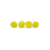 0.75 inch Yellow Mini Craft Pom Poms 100 Pieces - artcovecrafts.com