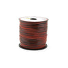 Black & Red Combination Plastic Craft Lace Lanyard Gimp String Bulk 100 Yard Roll