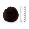 3 Inch Brown Large Craft Pom Poms 12 Pieces - artcovecrafts.com