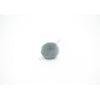 0.75 inch Grey Mini Craft Pom Poms 100 Pieces - artcovecrafts.com