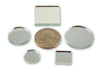 Small Mini  Square & Round Craft Mirrors Assorted Sizes Mirror Mosaic Tiles 1/2-1 inch 100 Pieces - artcovecrafts.com