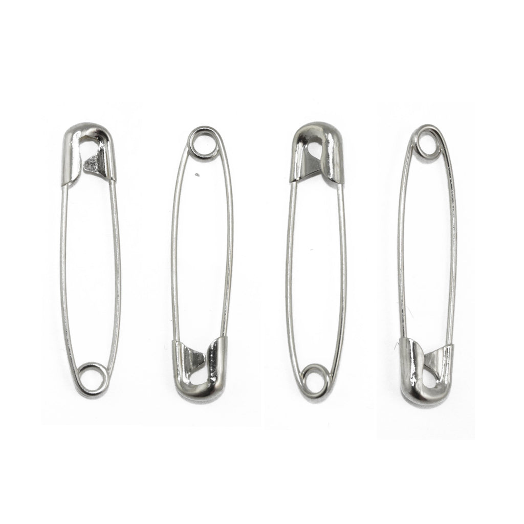 Wholesale Silver Safety Pins - 3/4 Small Safety Pins - Pack of 1000 Pieces  - CB Flowers & Crafts