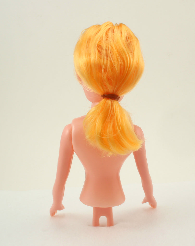 3 Doll Body Doll Making Supply Orange Doll Blank 7.5 Inches 