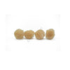 0.5 inch Beige Tiny Craft Pom Poms 100 Pieces - artcovecrafts.com