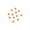 8mm Faceted Plastic Beads Transparent Sun Gold Bulk 1,000 Pieces - artcovecrafts.com