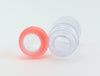 4.25 inch Fillable Plastic Mini Baby Bottles Pink Cap 24 Pieces Baby Shower Shower Favors - artcovecrafts.com